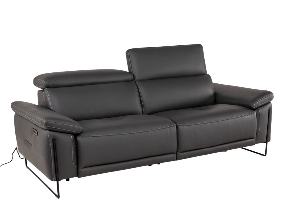 3-zit incl. 2 elektr. relaxen FIRENZE - Donkergrij DDV-26-TZ1