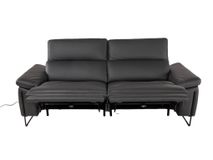 3-zit incl. 2 elektr. relaxen FIRENZE - Donkergrij DDV-26-TZ1