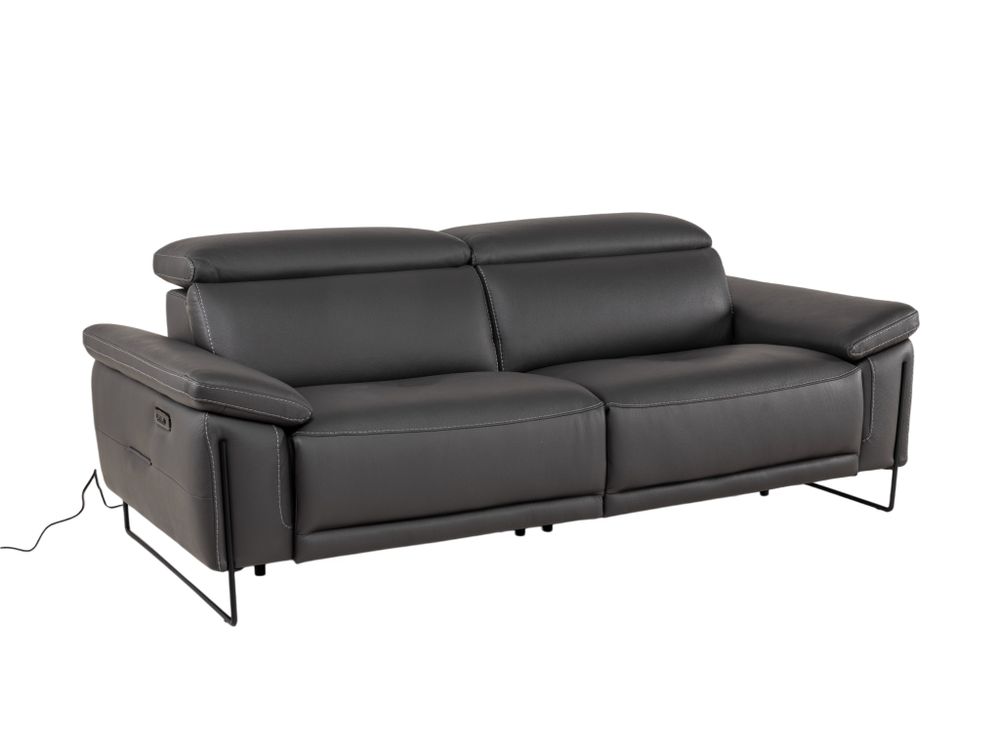 3-zit incl. 2 elektr. relaxen FIRENZE - Donkergrij DDV-26-TZ1