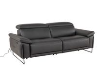 3-zit incl. 2 elektr. relaxen FIRENZE - Donkergrij DDV-26-TZ1