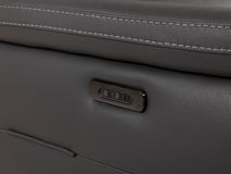 3-zit incl. 2 elektr. relaxen FIRENZE - Donkergrij DDV-26-TZ1