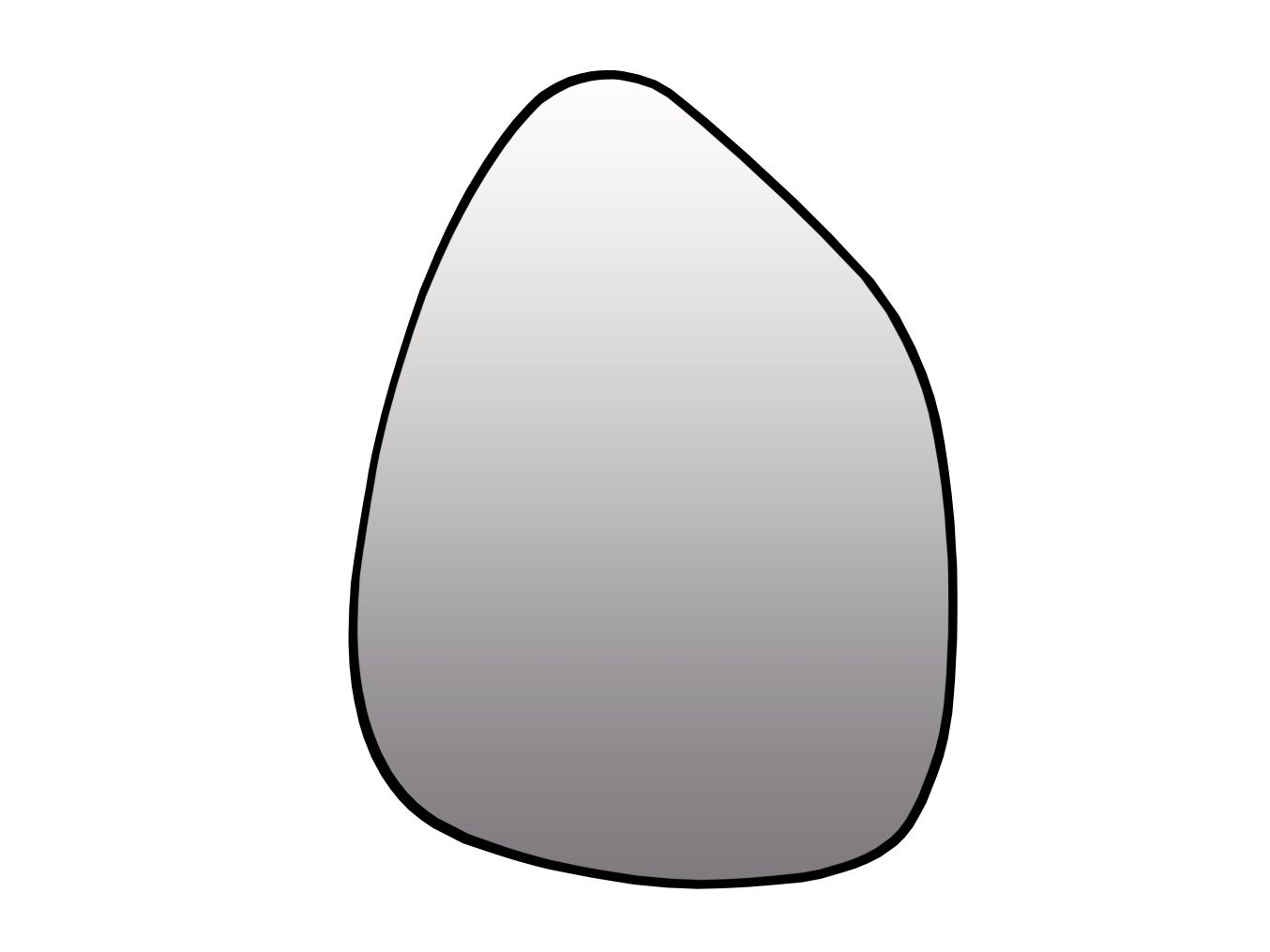 Spiegel ROCK - Zwart ACO-1-009