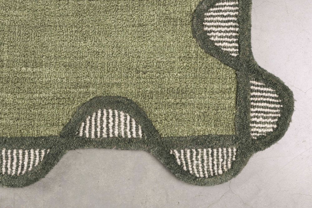 Tapijt SUGAR LINES - Groen ZVR 1001127