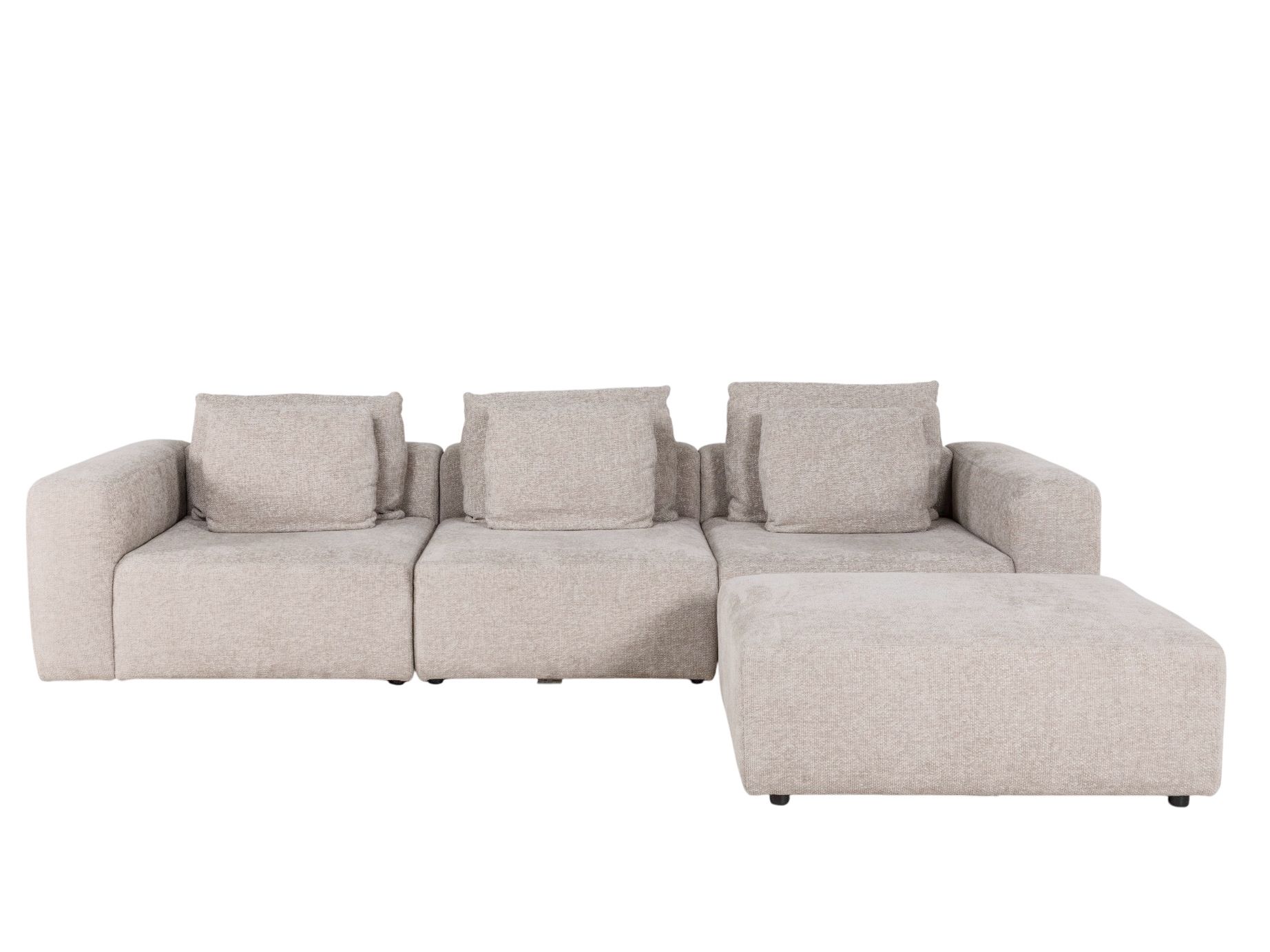 4-zit met voetbank LOFT - Beige C-GER-14-HKS-3-A062-2