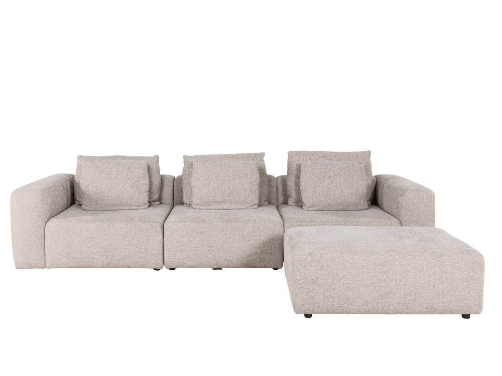 4-zit met voetbank LOFT - Beige C-GER-14-HKS-3-A062-2