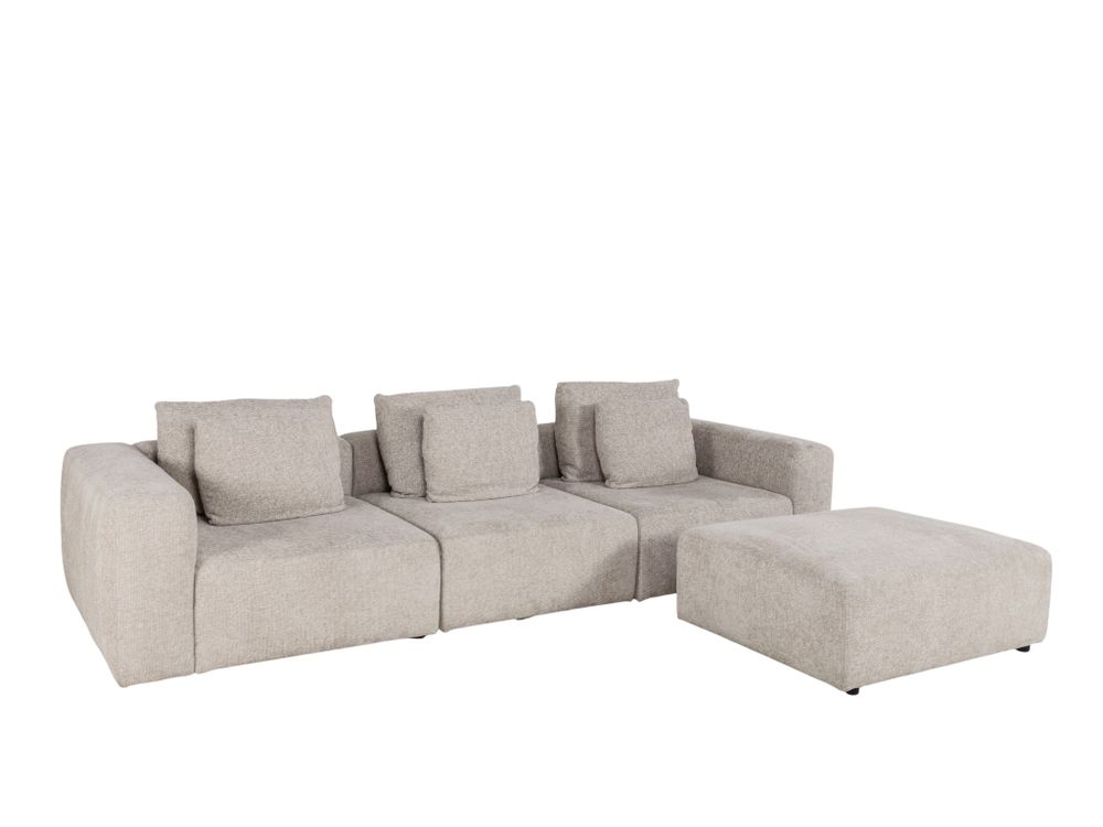 4-zit met voetbank LOFT - Beige C-GER-14-HKS-3-A062-2