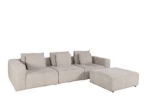 4-zit met voetbank LOFT - Beige C-GER-14-HKS-3-A062-2