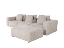 4-zit met voetbank LOFT - Beige C-GER-14-HKS-3-A062-2