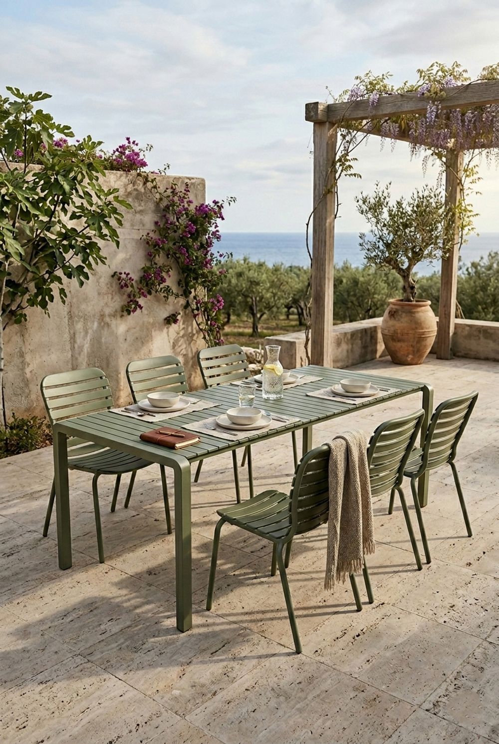 Tuinset VONDEL - Groen C-ZVR VONDEL TUINSET GR3