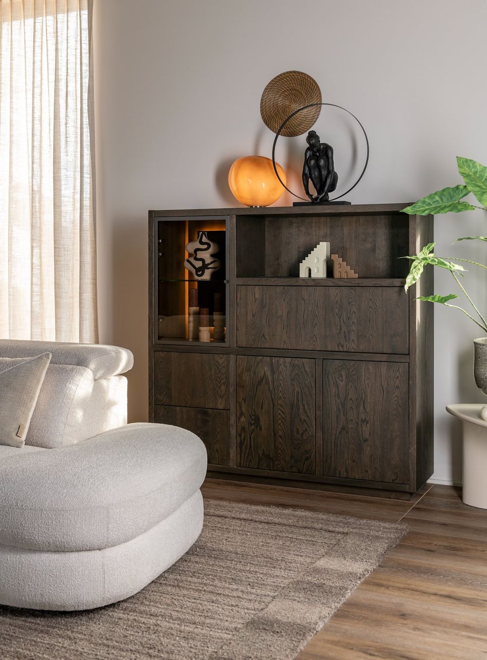 Wandkast GIJON - Basalt HEH 54504BAS