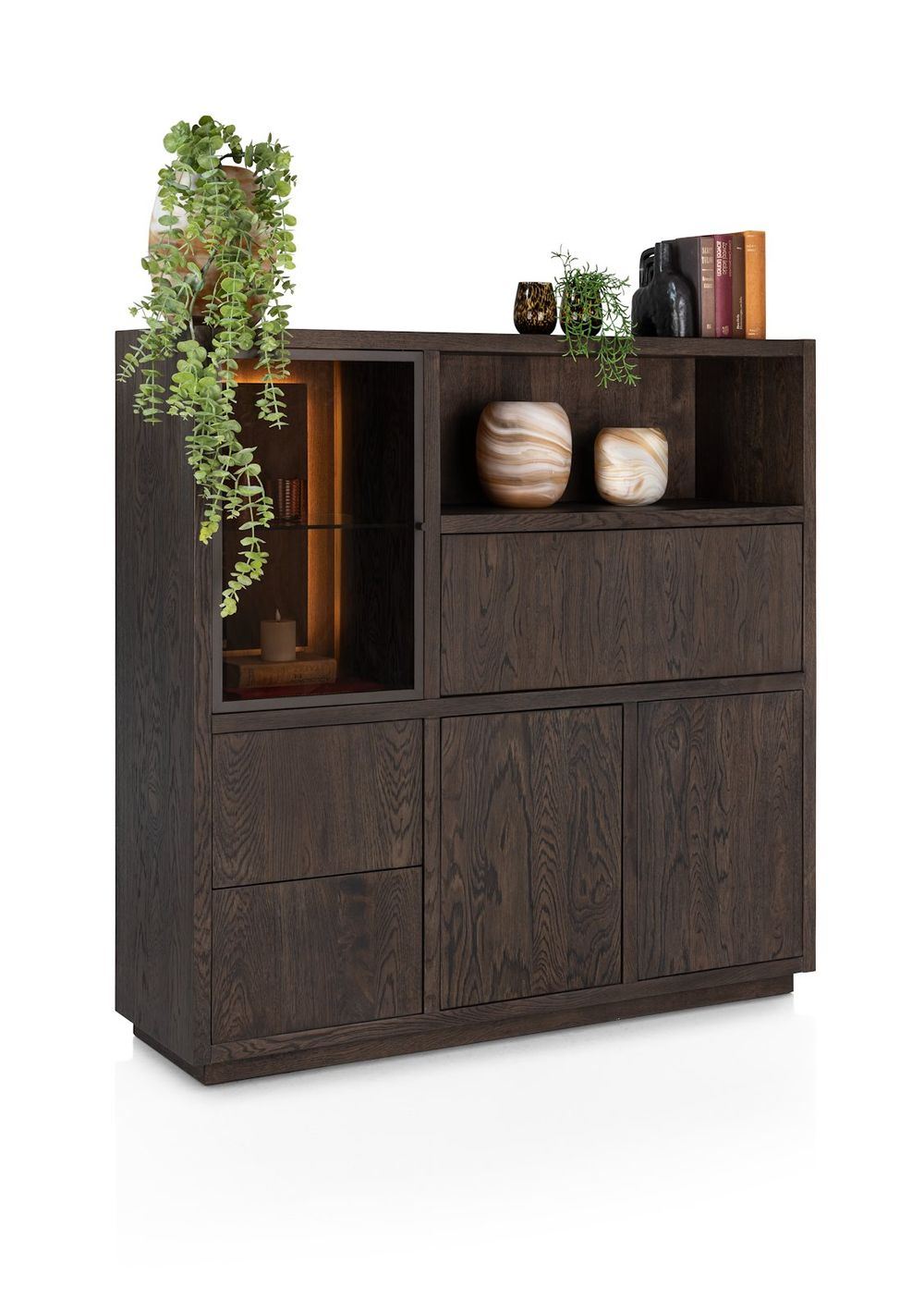 Wandkast GIJON - Basalt HEH 54504BAS