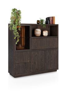 Wandkast GIJON - Basalt HEH 54504BAS