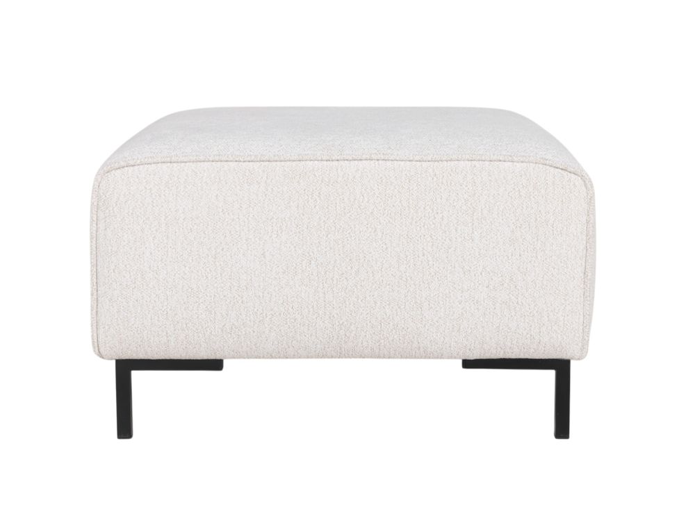 Hoekzetel met voetbank AMARO - Crème C-DOM-3-SET1