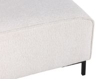 Hoekzetel met voetbank AMARO - Crème C-DOM-3-SET1