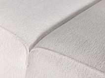 Hoekzetel met voetbank AMARO - Crème C-DOM-3-SET1