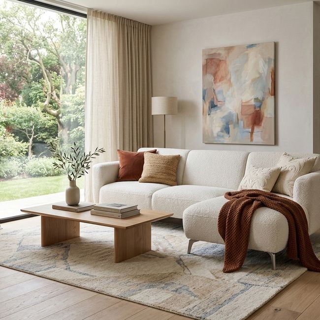 Hoekzetel TWIST - Beige