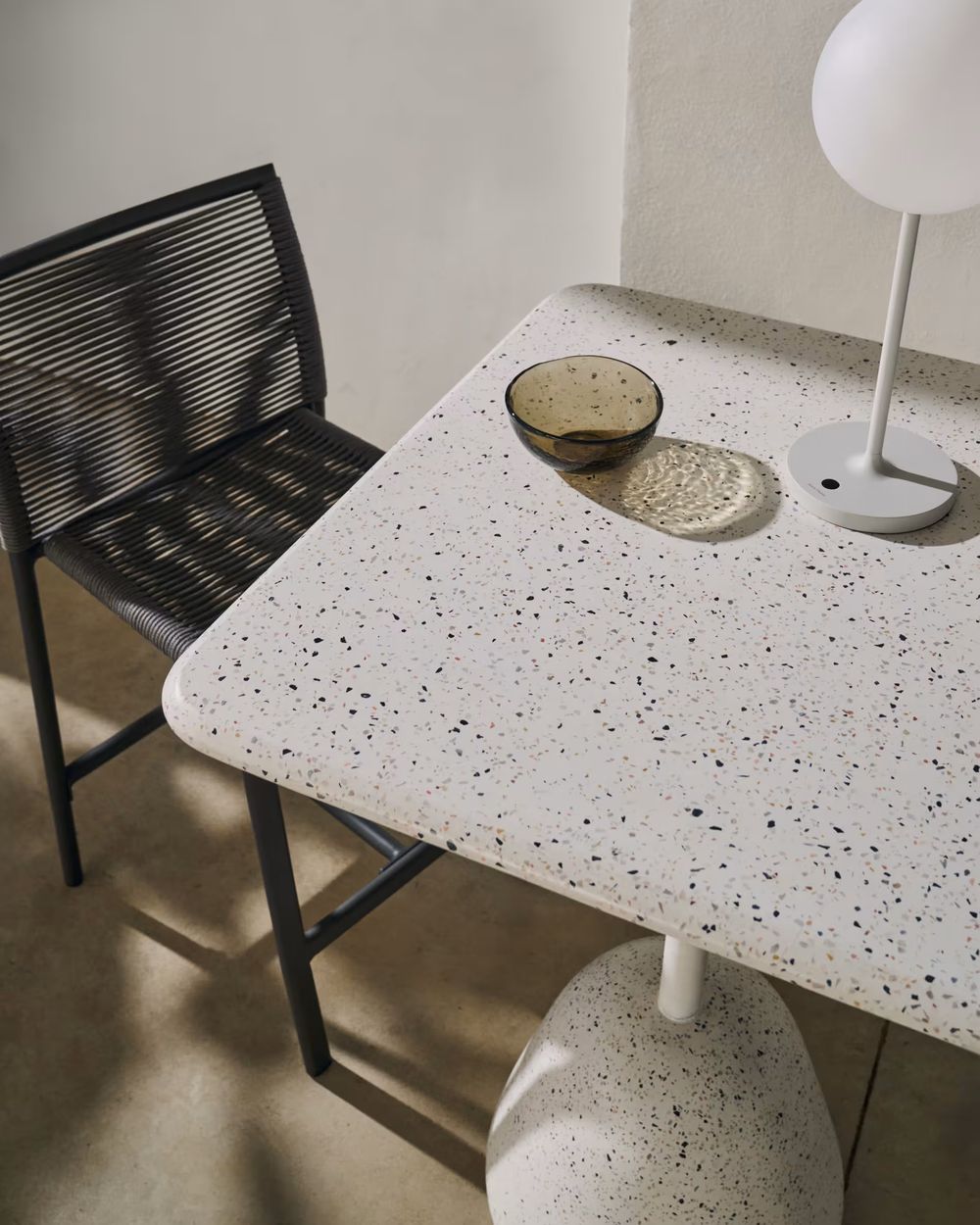 Bartafel SAURA - Wit Terrazzo KAV J01100114PR05