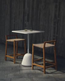 Bartafel SAURA - Wit Terrazzo KAV J01100114PR05