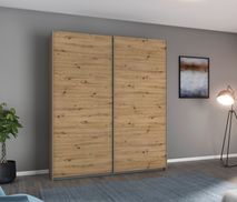 Schuifdeurkast AURELIO - Artisan eik RCH-92-001-492