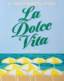 Fotoalbum DOLCE VITA - Blauw PRT PW00794