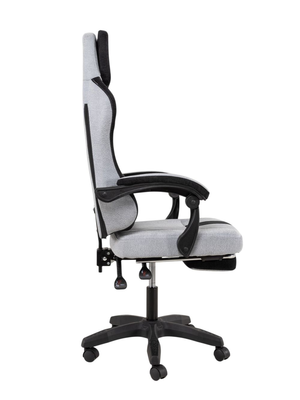Gamechair LEVELUP - Grijs / Zwart STE-6-TZ1