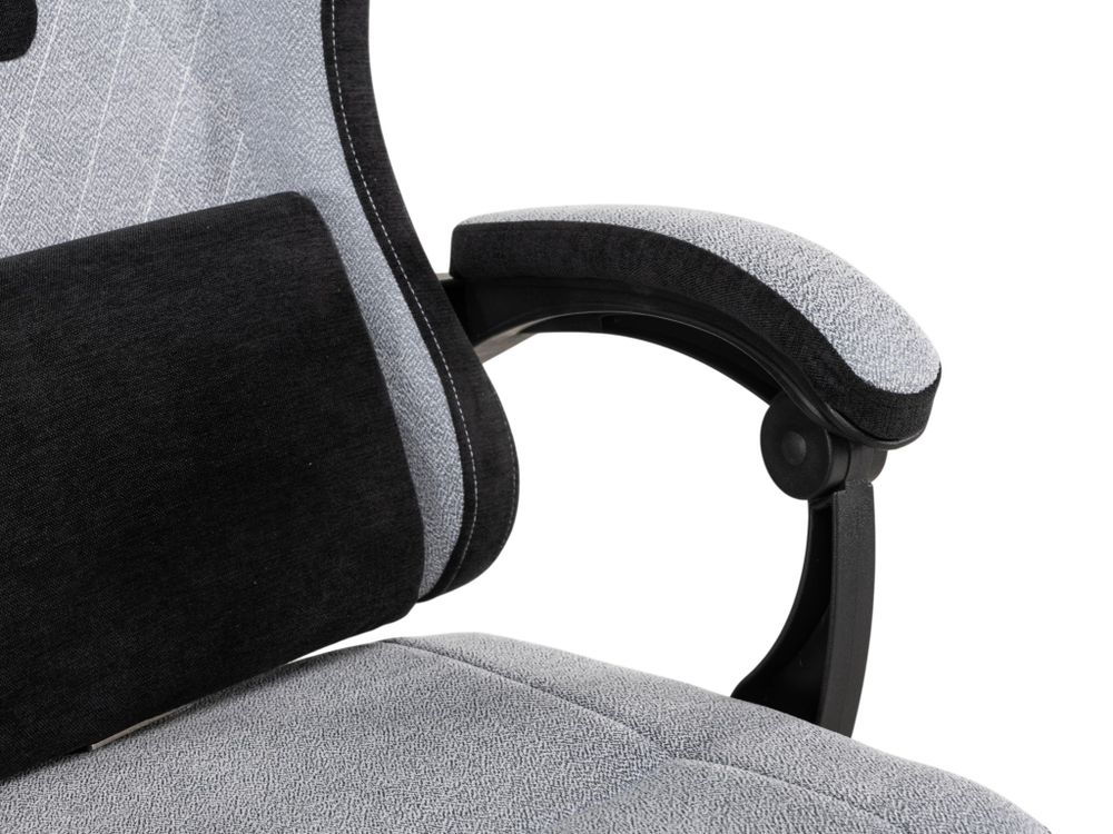 Gamechair LEVELUP - Grijs / Zwart STE-6-TZ1