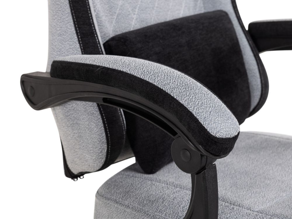 Gamechair LEVELUP - Grijs / Zwart STE-6-TZ1
