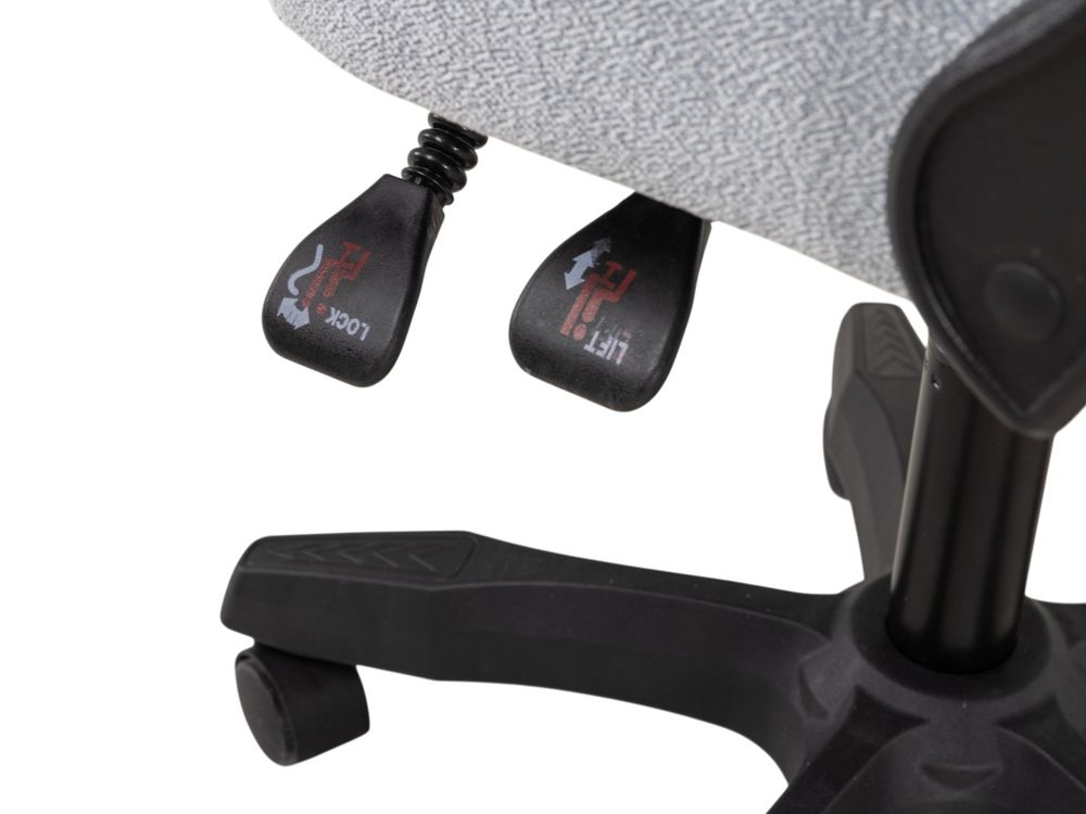 Gamechair LEVELUP - Grijs / Zwart STE-6-TZ1