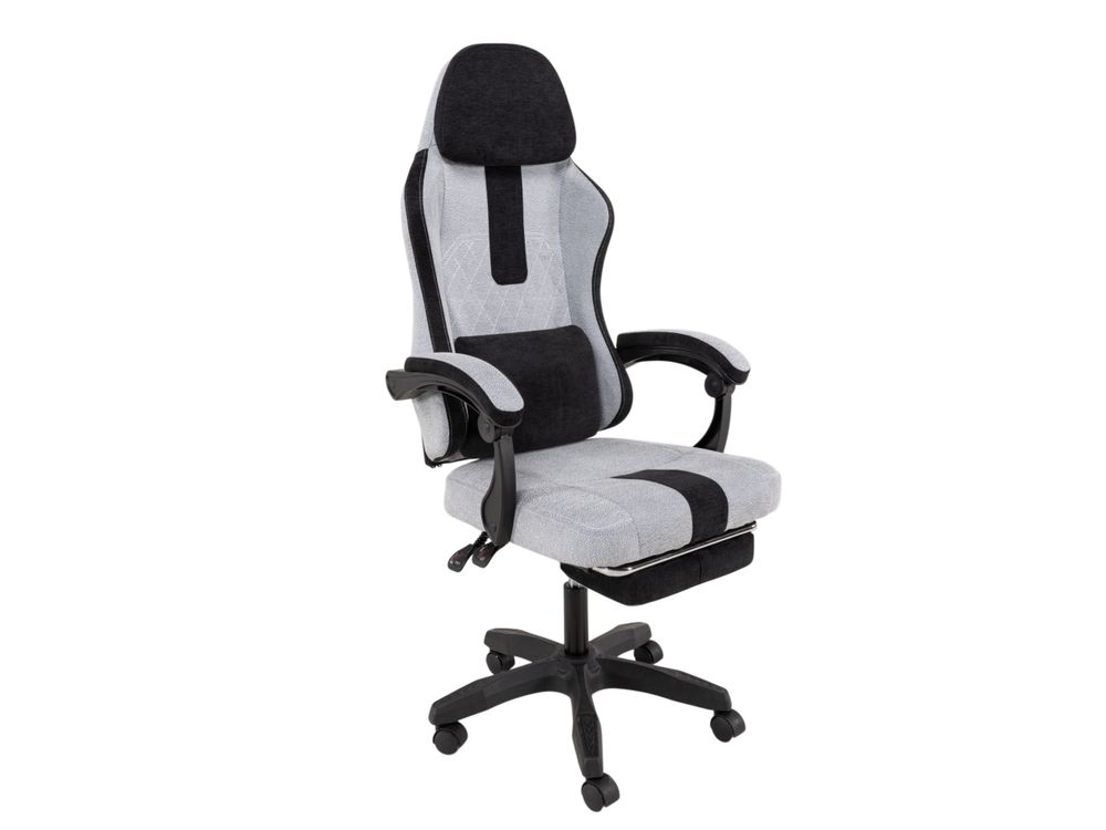 Gamechair LEVELUP - Grijs / Zwart STE-6-TZ1