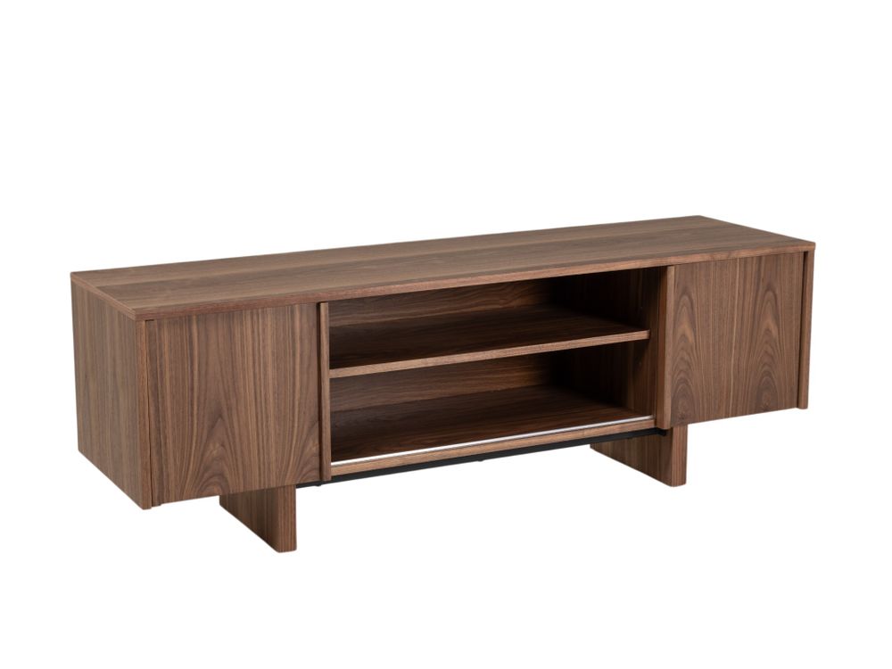 Tv-meubel AIKU - Walnootfineer DEZ-64-000004