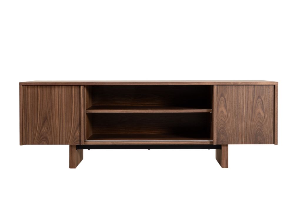 Tv-meubel AIKU - Walnootfineer DEZ-64-000004