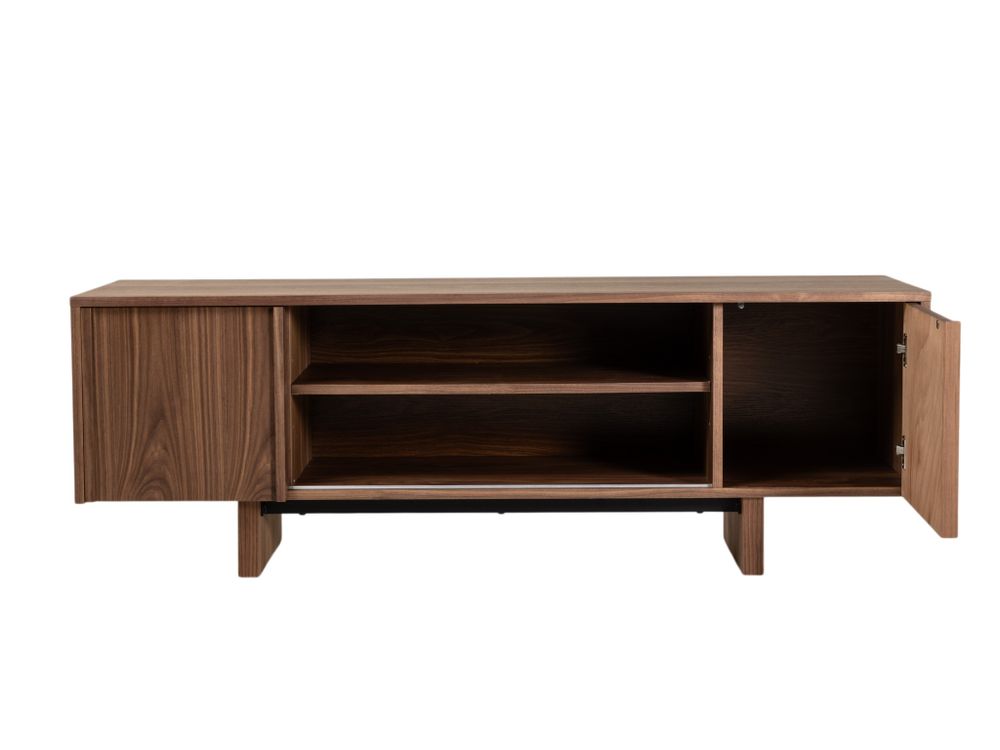 Tv-meubel AIKU - Walnootfineer DEZ-64-000004