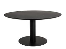 Eetkamertafel ORVYN - Zwarte marmerlook C-KOM-1155-963