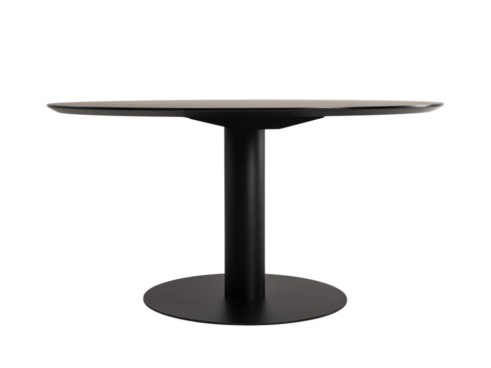 Eetkamertafel ORVYN - Zwarte marmerlook C-KOM-1155-963