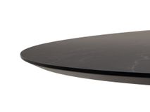 Eetkamertafel ORVYN - Zwarte marmerlook C-KOM-1155-963