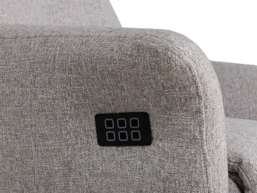 Elektrische relaxfauteuil BRAGA - Grijs MED-62-TZ1