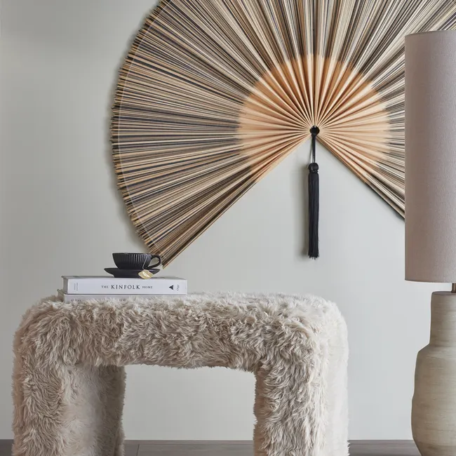 Voetbank BOBBIE - Beige