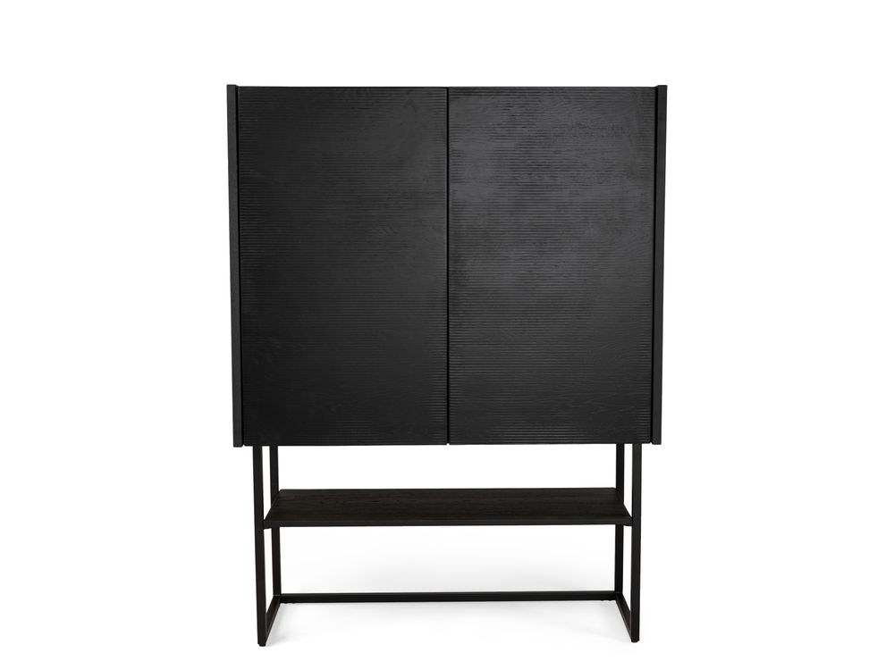 Wandkast CARVING - Zwart XOO 46451CBL