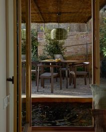 Tuintafel ERICE - Bruin Glas KAV O00317CR09