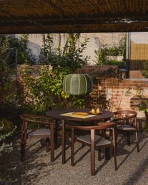 Tuintafel ERICE - Bruin Glas KAV O00317CR09