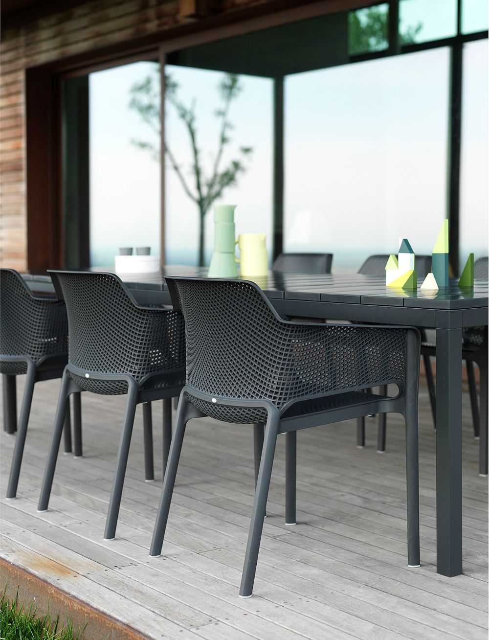 Uitschuifbare tuintafel RIO - Bianco NRD 4825202000