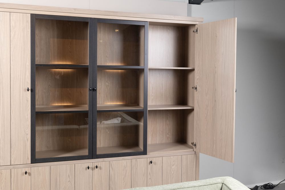 Vitrine BRUGGE - Misty Oak MXF-287-000003