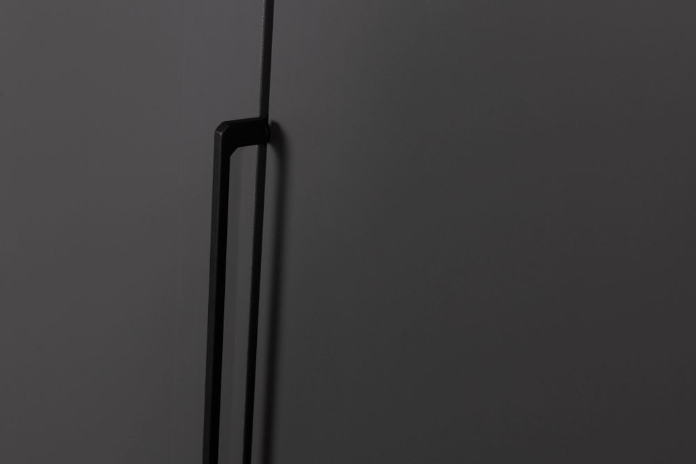 Draaideurkast EXTENSO - Antraciet/spiegel STA C35875 DM2261SP22