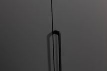 Draaideurkast EXTENSO - Antraciet/spiegel STA C35875 DM2261SP22