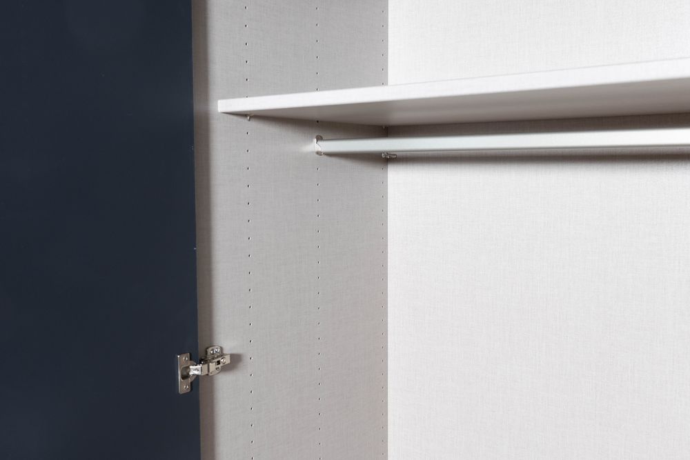 Draaideurkast EXTENSO - Antraciet/spiegel STA C35875 DM2261SP22