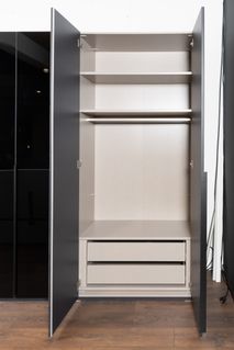 Draaideurkast VIANO - Zwart C-RCH-94-KAST2