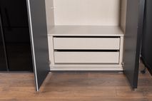 Draaideurkast VIANO - Zwart C-RCH-94-KAST2