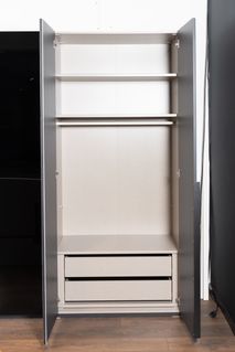 Draaideurkast VIANO - Zwart C-RCH-94-KAST2