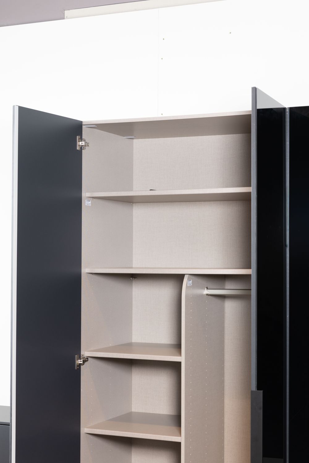 Draaideurkast VIANO - Zwart C-RCH-94-KAST2
