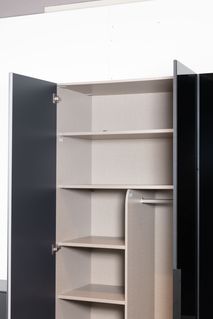Draaideurkast VIANO - Zwart C-RCH-94-KAST2